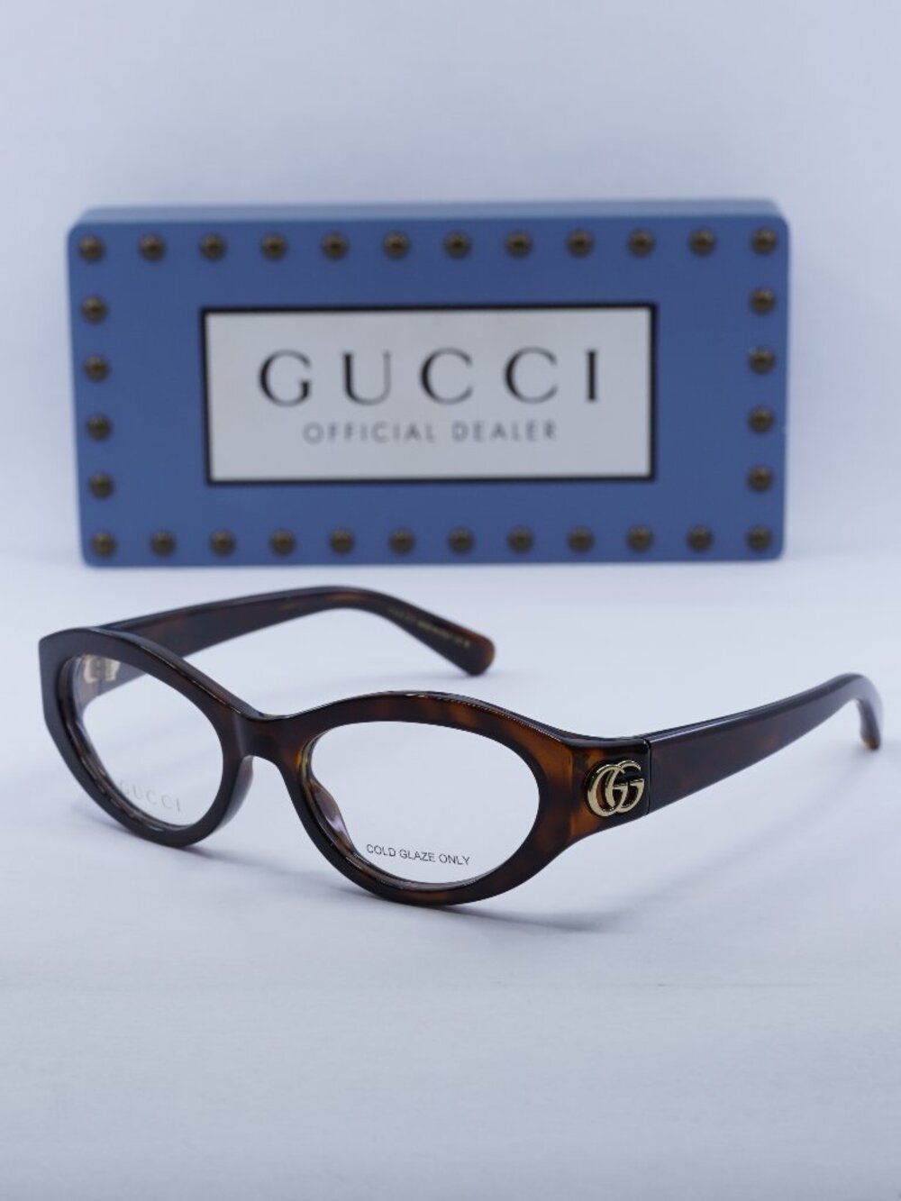 Gucci GG1405O 002 Cat Eye Eyeglasses – Havana 51mm